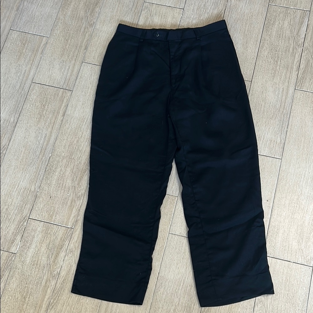 Women’s Black Wide Leg Dress Pants with Tailored Fit